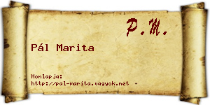 Pál Marita névjegykártya